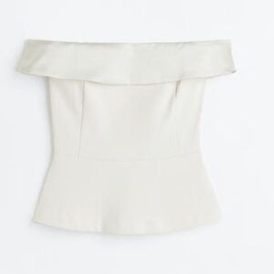 H&M peplum top